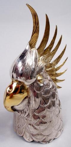  Cartier Cartier Midcentury Figural Funny Flamboyant Cockatoo Bird Decanter - 3774686