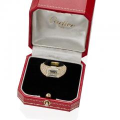  Cartier Cartier Monture Paris 4 93 Carats Emerald cut Diamond Bomb Ring - 3133162