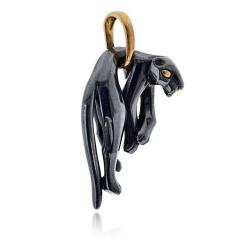  Cartier Cartier Panth re Pendant in Sylverium 18K Yellow Gold Pendant Only - 4473380