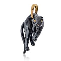  Cartier Cartier Panth re Pendant in Sylverium 18K Yellow Gold Pendant Only - 4473381