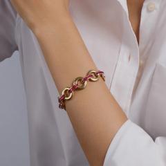  Cartier Cartier Paris Late Art Deco Ruby Bracelet - 4232713