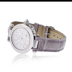  Cartier Cartier Pasha 18K White Gold 32mm Dial Diamond Markers 2398 Watch - 4577389