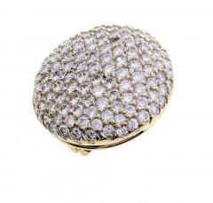  Cartier Cartier Pave Diamond Gold Large Button Earrings - 442212