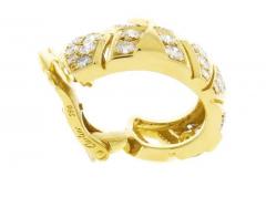  Cartier Cartier Rivoli Yellow Gold Diamond Hoop Earrings - 4039366