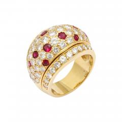  Cartier Cartier Ruby Diamond Panther Ring - 214310