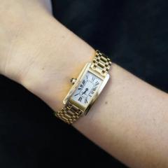  Cartier Cartier Tank Americaine 18K Gold Ladies Watch Ref 2482 - 3791396