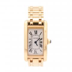  Cartier Cartier Tank Americaine 18K Gold Ladies Watch Ref 2482 - 3794442