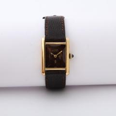  Cartier Cartier Tank Must de Cartier Vermeil Granet Wood Grain Ladies Wrist Watch - 2909641