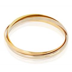  Cartier Cartier Trinity 18K Tri Color Medium Roller Bracelet - 4386345