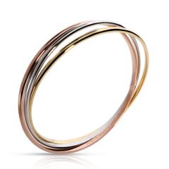 Cartier Cartier Trinity Bracelet In 18k 3 Tone Gold