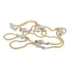  Cartier Cartier Yellow and White Gold Chain Necklace - 181565