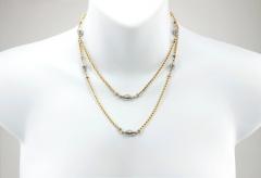  Cartier Cartier Yellow and White Gold Chain Necklace - 181567