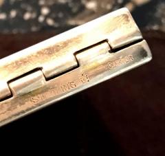  Cartier French Art Deco Sterling Silver with Gemstone Rosetta Compact Case by Cartier - 4703823