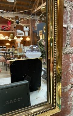  Cartier Large Square Brass Wall Mirror Italy 1960s - 1513583