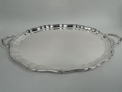  Cartier Large and Old Fashioned Sterling Silver Tea Tray by Cartier - 3750475