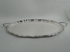  Cartier Large and Old Fashioned Sterling Silver Tea Tray by Cartier - 3750476