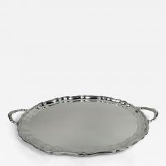  Cartier Large and Old Fashioned Sterling Silver Tea Tray by Cartier - 3755704