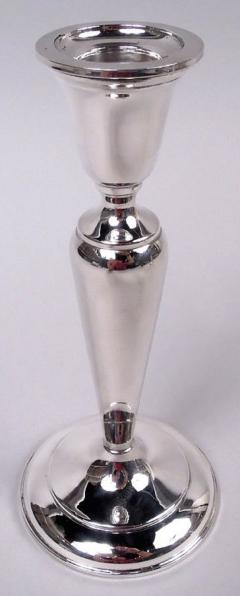  Cartier Pair of Cartier American Georgian Sterling Silver Candlesticks - 4117675