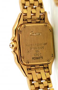  Cartier Panthere MOP 22mm Ref 1280 2 Factory Diamond Bezel Watch in 18K Yellow Gold - 3515257