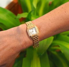  Cartier Panthere MOP 22mm Ref 1280 2 Factory Diamond Bezel Watch in 18K Yellow Gold - 3515273