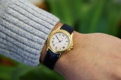  Cartier Vintage Cartier Cougar 116000R Watch 33mm in 18K Gold and Leather - 3500167