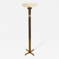  Casella Lighting Bronze and Alabaster Casella Floor Lamp 1970s - 251458