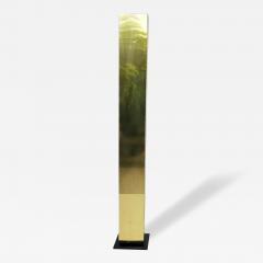  Casella Lighting Kovacs Modernist Casella Monolith Torchiere Floor Lamp in brass 1980s - 4082037