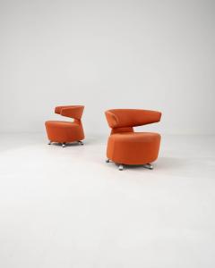  Cassina 20th Century Italian Swivelling Armchairs by Cassina a Pair - 3468767