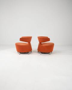  Cassina 20th Century Italian Swivelling Armchairs by Cassina a Pair - 3468774