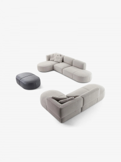  Cassina 553 BOWY SOFA RIGHT CHAISE - 3046267