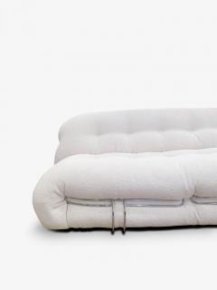  Cassina 944 SORIANA 3 SEAT SOFA IN TESS LOOK BIANCO - 2981856