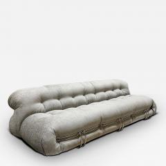  Cassina 944 SORIANA THREE SEATER SOFA IN LUXOR FUCILE - 3038375