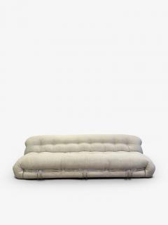  Cassina 944 SORIANA THREE SEATER SOFA IN LUXOR PERLA - 3065602