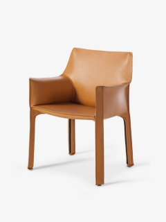  Cassina BELLINI 413 CAB CHAIR IN LEATHER - 3572293