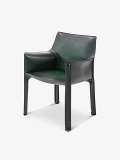  Cassina BELLINI 413 CAB CHAIR IN LEATHER - 3572333