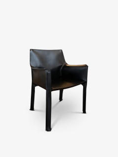  Cassina BELLINI 413 CAB CHAIR IN LEATHER - 3572360