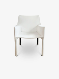  Cassina BELLINI 413 CAB CHAIR IN WHITE - 3549131