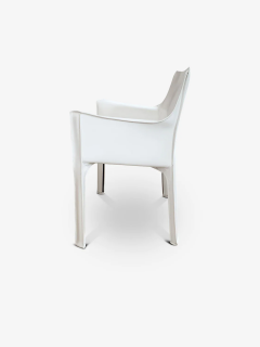  Cassina BELLINI 413 CAB CHAIR IN WHITE - 3549143