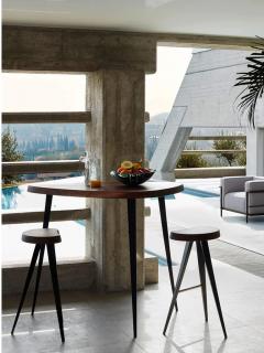  Cassina CHARLOTTE PERRIAND MEXIQUE STOOL IN WALNUT - 3096988