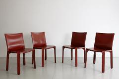  Cassina Cassina Cab Side Chairs in Red Leather - 642526