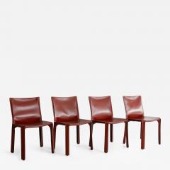  Cassina Cassina Cab Side Chairs in Red Leather - 643571