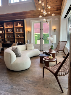  Cassina GIANFRANCO FRATTINI NEST OF 4 TABLES IN STAINED WALNUT - 3046358