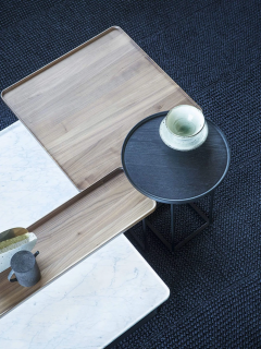  Cassina LUCA NICHETTO 381 TOREI SQUARE TABLE IN WALNUT - 3046343