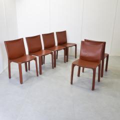  Cassina Mario Bellini set of six chairs 412 Cassina 1970s - 4076328