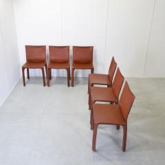  Cassina Mario Bellini set of six chairs 412 Cassina 1970s - 4076329