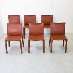  Cassina Mario Bellini set of six chairs 412 Cassina 1970s - 4076331