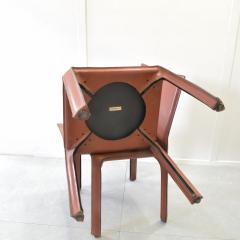  Cassina Mario Bellini set of six chairs 412 Cassina 1970s - 4076337