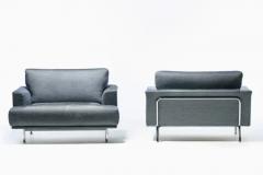  Cassina Pair of Imported Italian Modern Cassina 253 Nest Lounge Chairs by Piero Lissoni - 3253677
