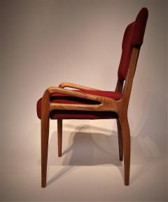  Cassina Set of Six Cassina Dining Chairs by Farina Morez Ruggero Italy circa 1952 - 3422283