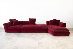  Cassina Velvet Dress Up Sectional Sofa Designed by Rodolfo Dordoni for Cassina - 2763951